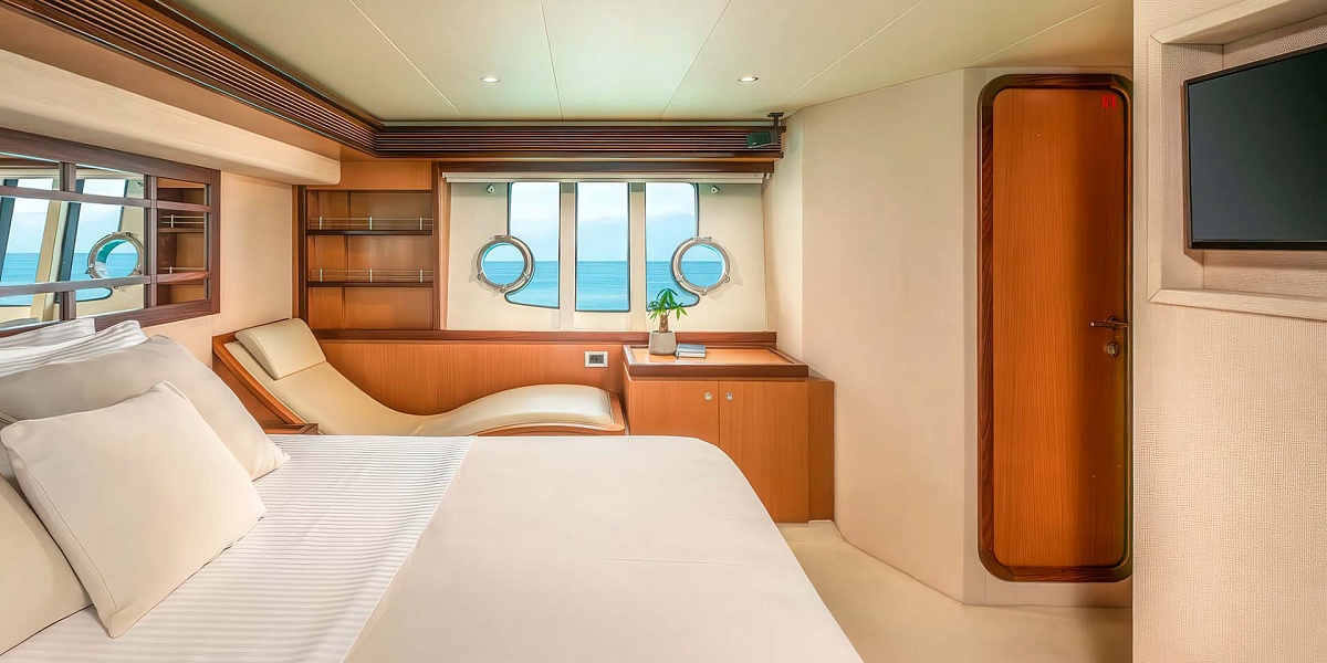 Аренда яхты Ferretti 630 Escape на Миконосе